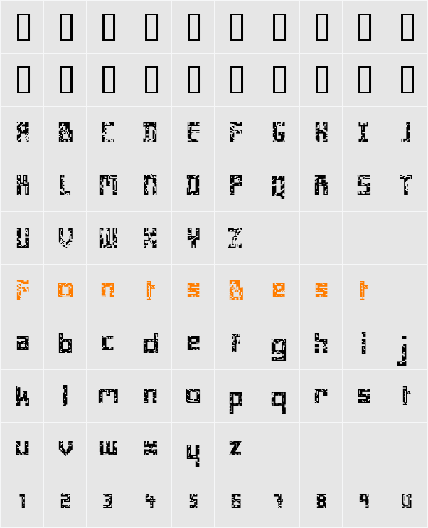 Minimum Crible Character Map