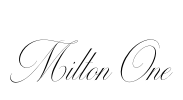 Milton One Font Image