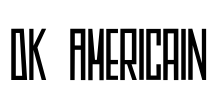 DK Americain Font Image