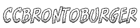 CCBrontoBurger Font Image