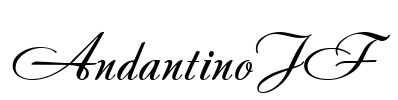 AndantinoJF Font Image