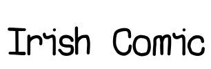 Irish Comic Font Image