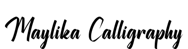 Maylika Calligraphy Font Image