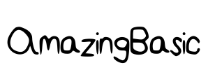 AmazingBasic Font Image