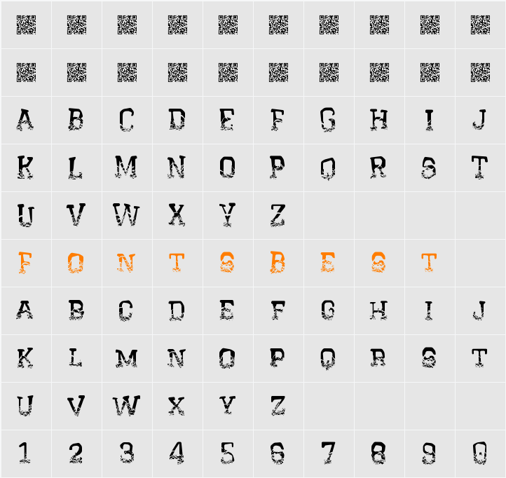 CrystalHouse Character Map