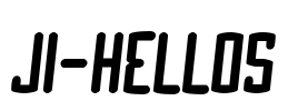 JI-Hellos Font Image