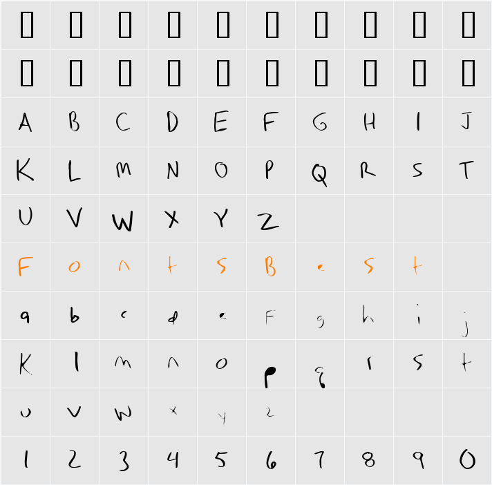 JI-Firkin Character Map