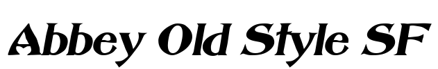 Abbey Old Style SF Font Image