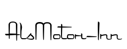 AlsMotor-Inn Font Image