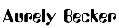 Aurely Becker Font Image