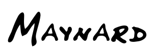 Maynard Font Image