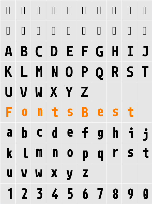 Monoid Character Map