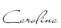 Carolina Font Image