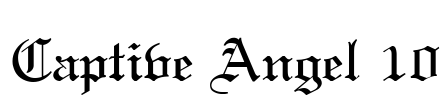 Captive Angel 10 Font Image