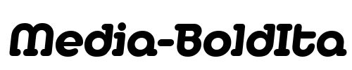 Media-BoldIta Font Image