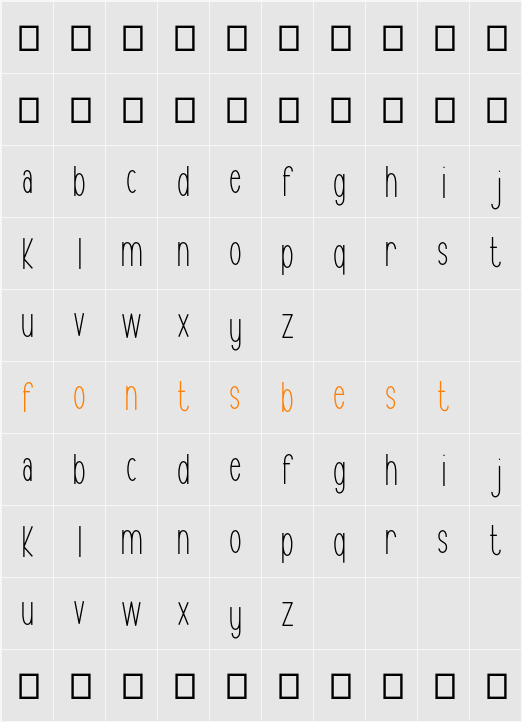 Cristal Character Map