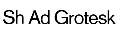 Sh Ad Grotesk Font Image