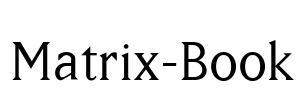 Matrix-Book Font Image