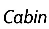 Cabin Font Image