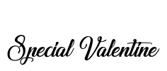 Special Valentine Font Image