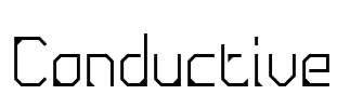 Conductive Font Image