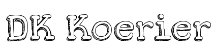 DK Koerier Font Image