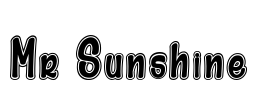 Mr Sunshine Font Image