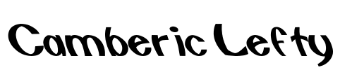 Camberic Lefty Font Image