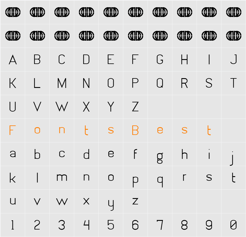 Alto Voltaje Character Map