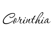 Corinthia Font Image