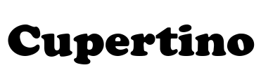 Cupertino Font Image