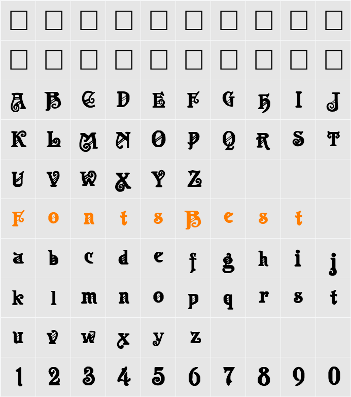 Apollo Character Map