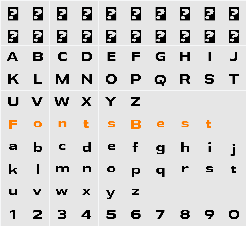 Athabasca Ex Rg Character Map