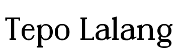 Tepo Lalang Font Image