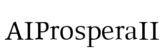 AIProsperaII Font Image