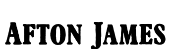 Afton James Font Image