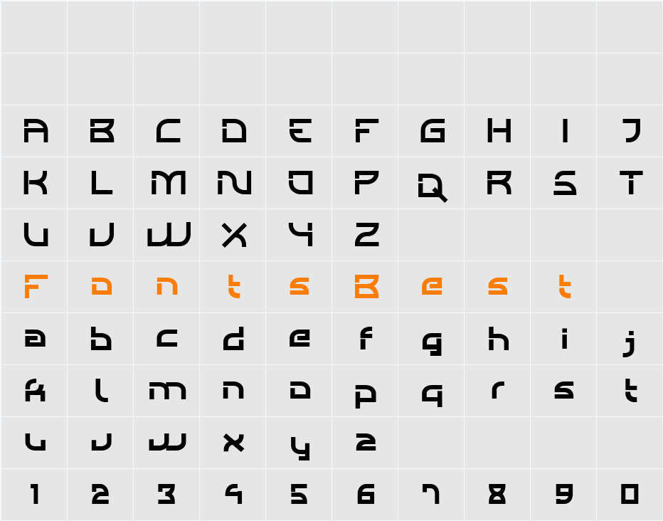 Individigital Character Map