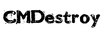 CMDestroy Font Image