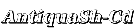 AntiquaSh-Cd Font Image