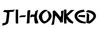 JI-Honked Font Image