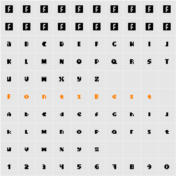 Crackers Character Map