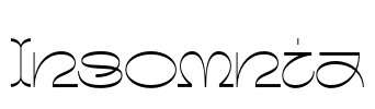 Insomnia Font Image