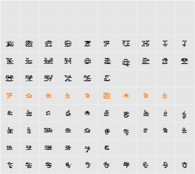 Are you awake Neo? Character Map