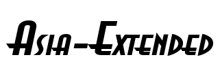 Asia-Extended Font Image