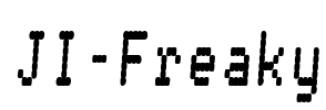 JI-Freaky Font Image