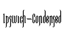 Ipswich-Condensed Font Image