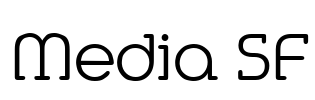 Media SF Font Image