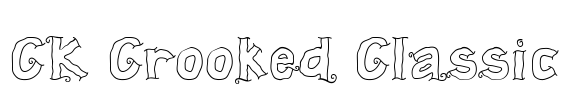 CK Crooked Classic Font Image