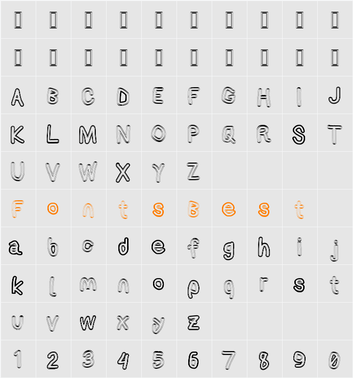 AppleStorm Character Map