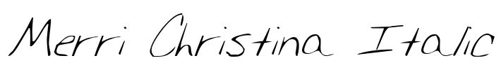 Merri Christina Italic